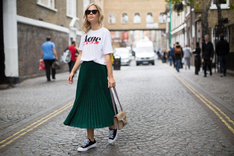 Юбка плиссе Street Style