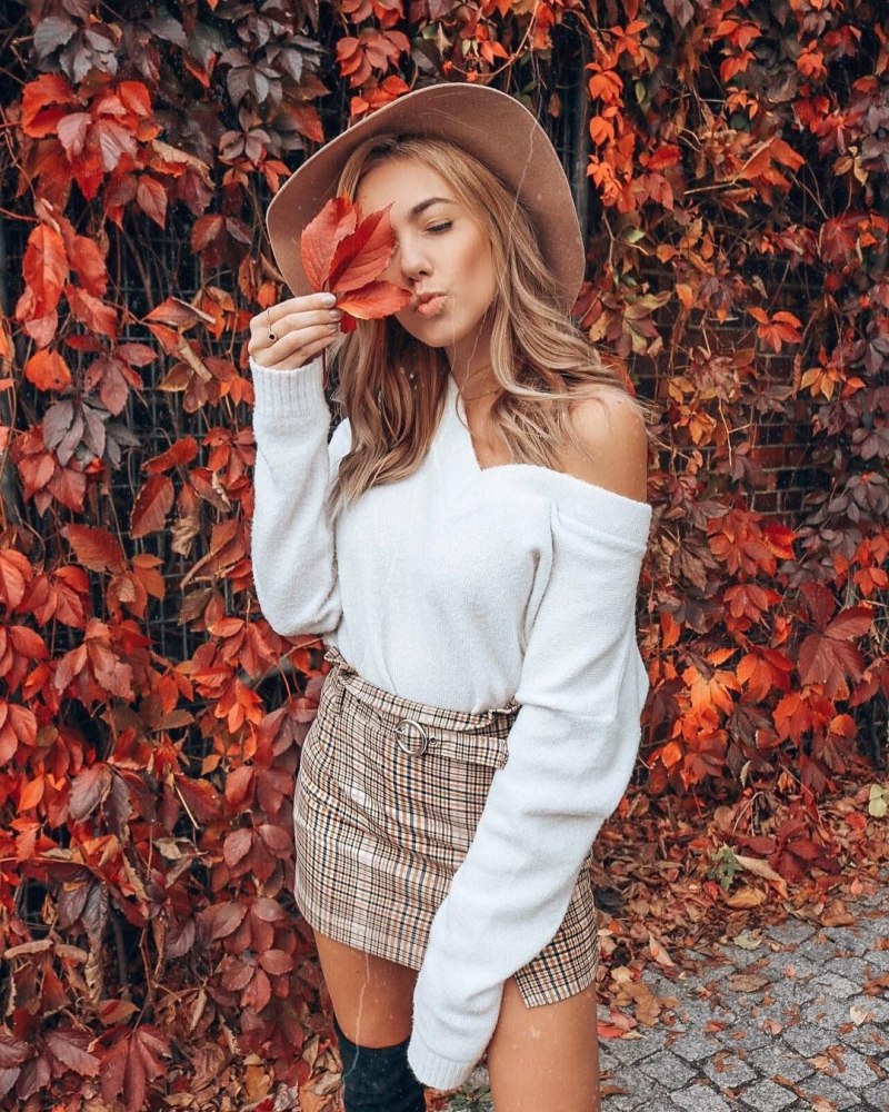 Осенняя фотосессия девушки