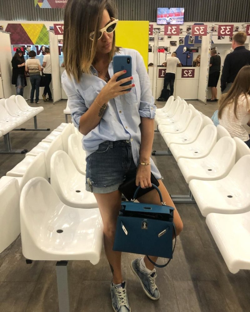 Бородина в джинсах
