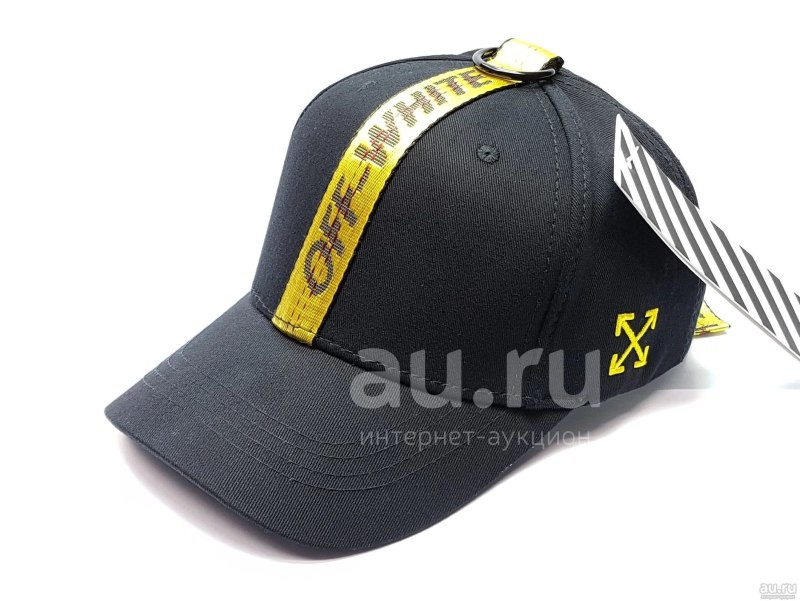 Бейсболка off-White черный