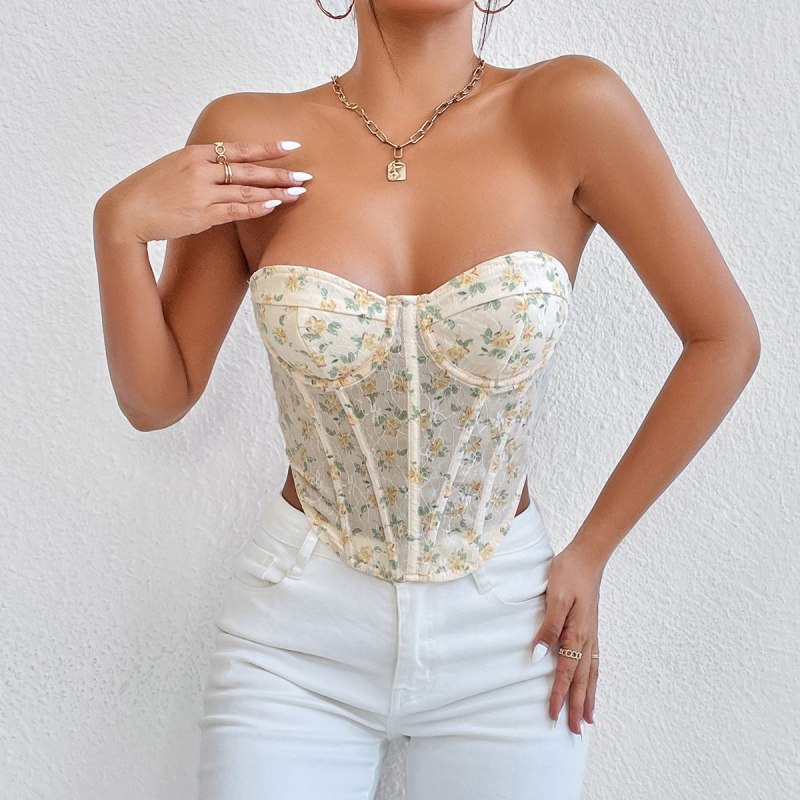 Вечерний топ корсет