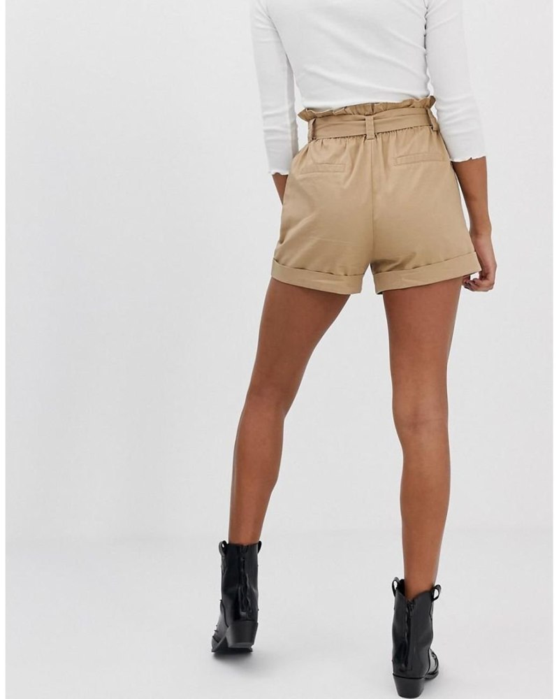 Шорты Stradivarius бежевые