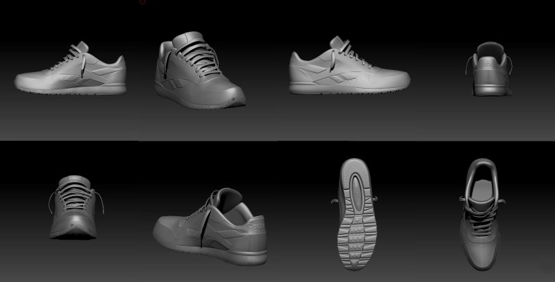 Туфли 3d Blender