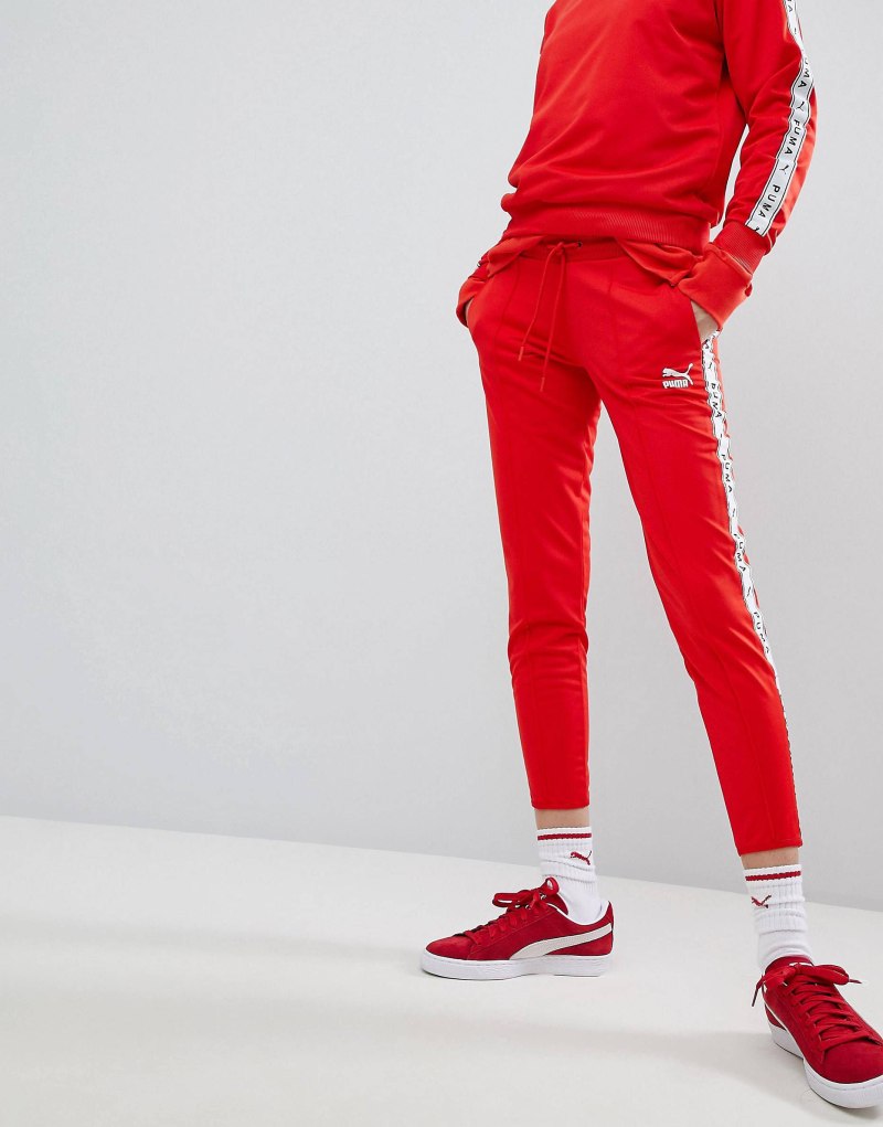 Красный спортивный костюм Puma