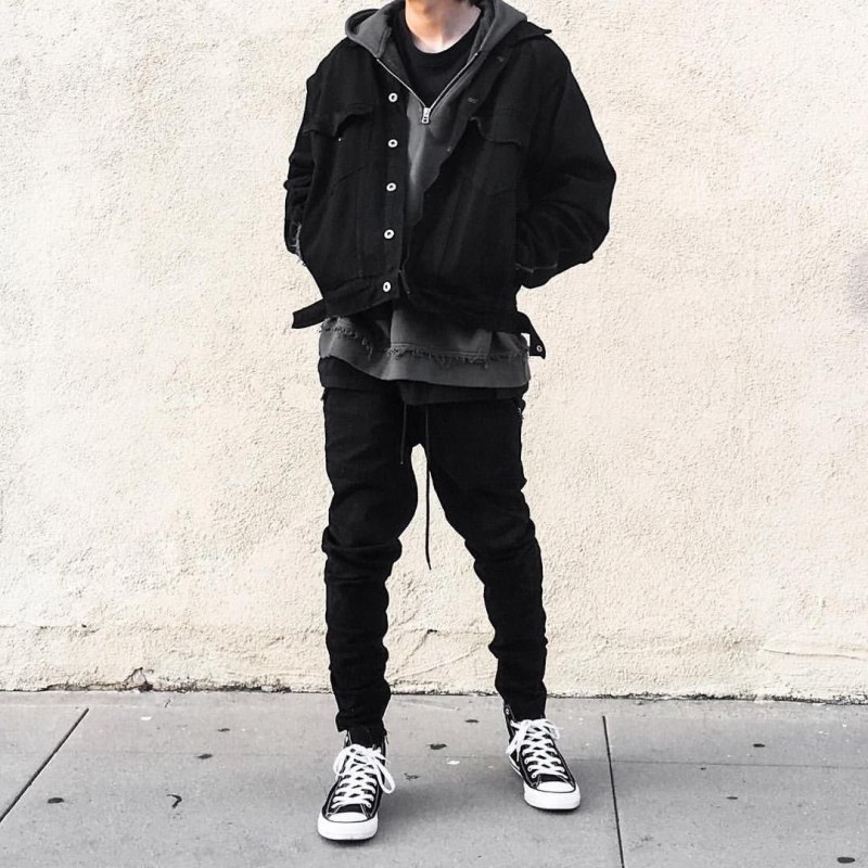 Goth outfit Грандж 2020 одежда мужская