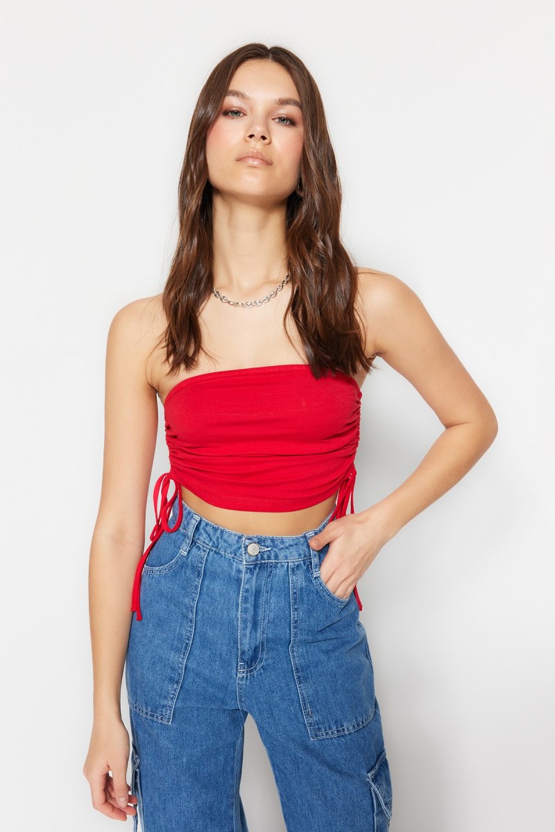 Топ джинсовый Stradivarius