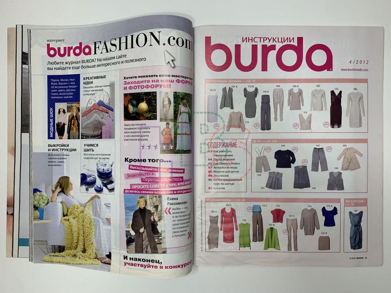 Burda Special "мода для полных", Весна-лето 1998 г.