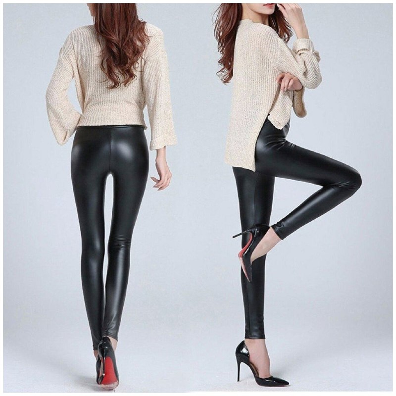 Оливия Гласс Leather Leggings