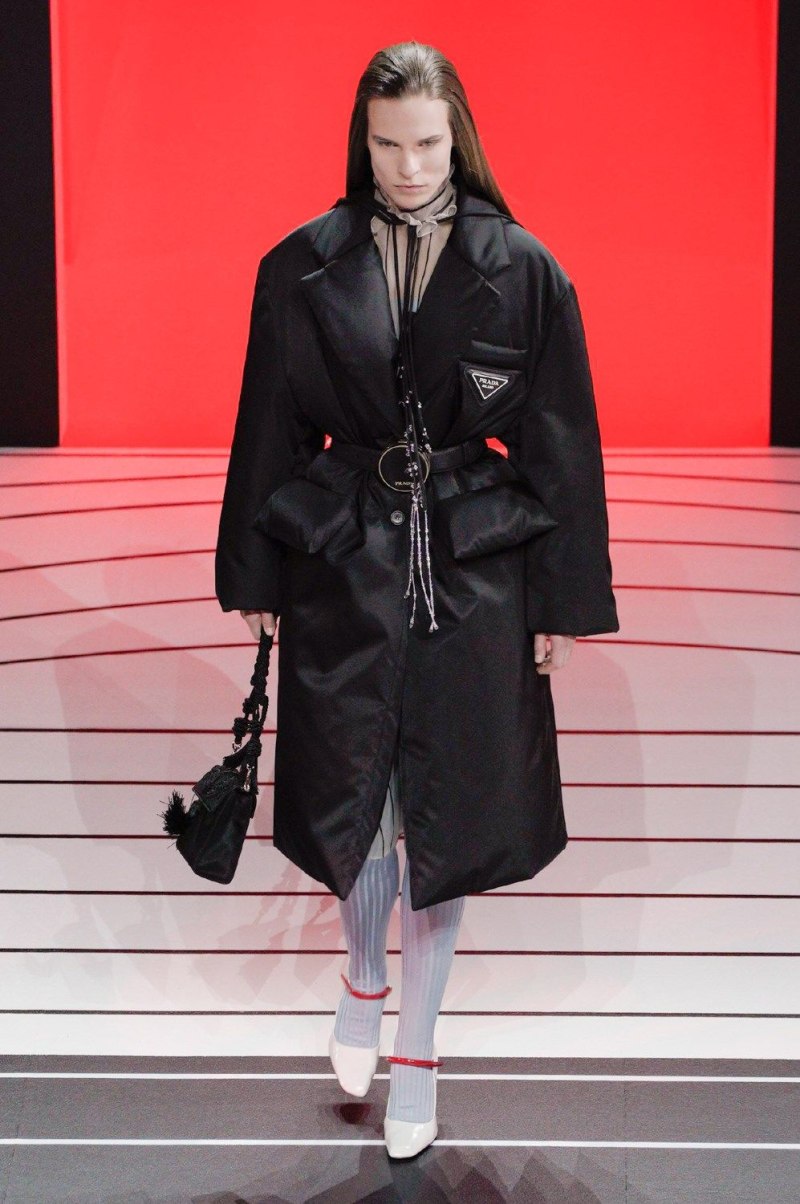 Prada 2021 осень зима