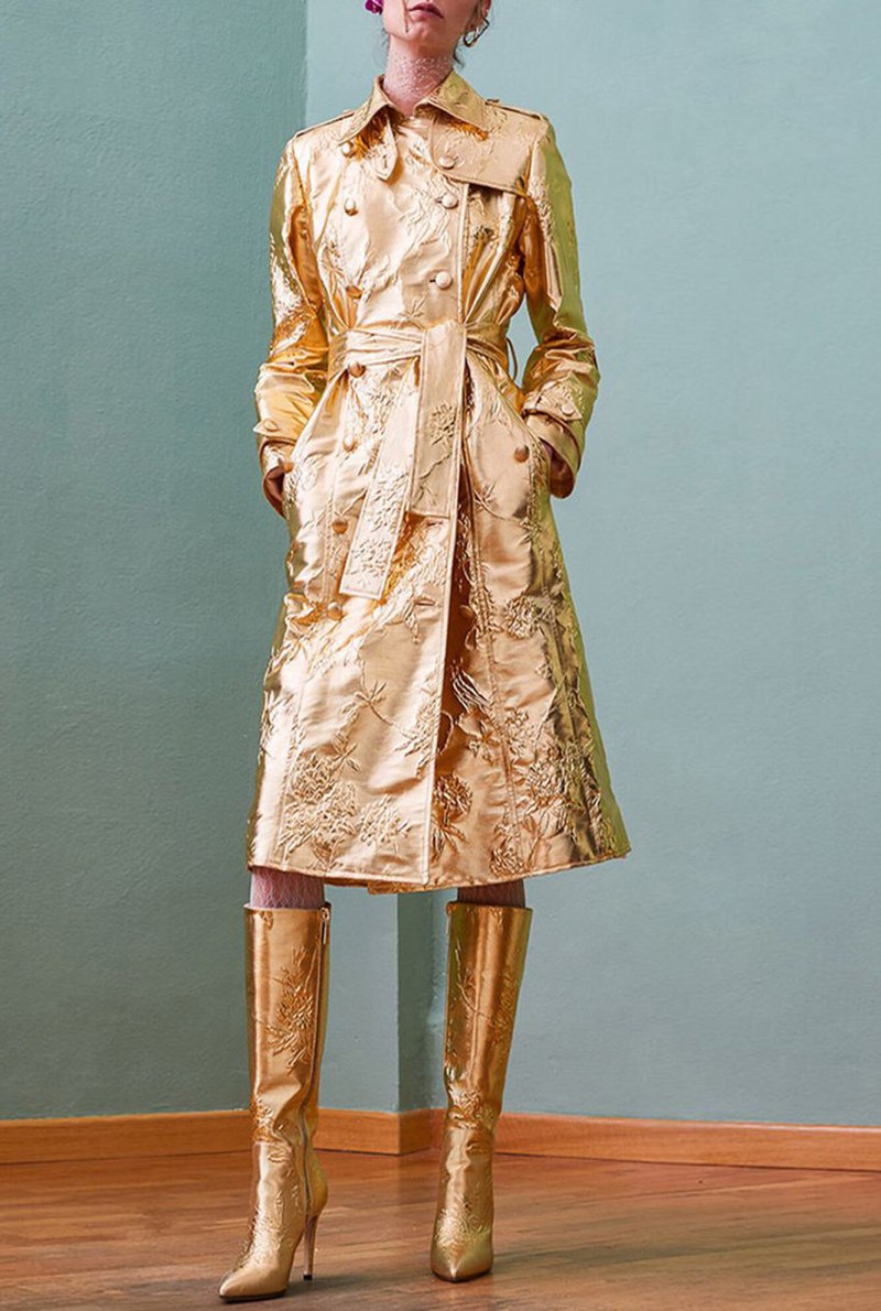 Тренч золотистый