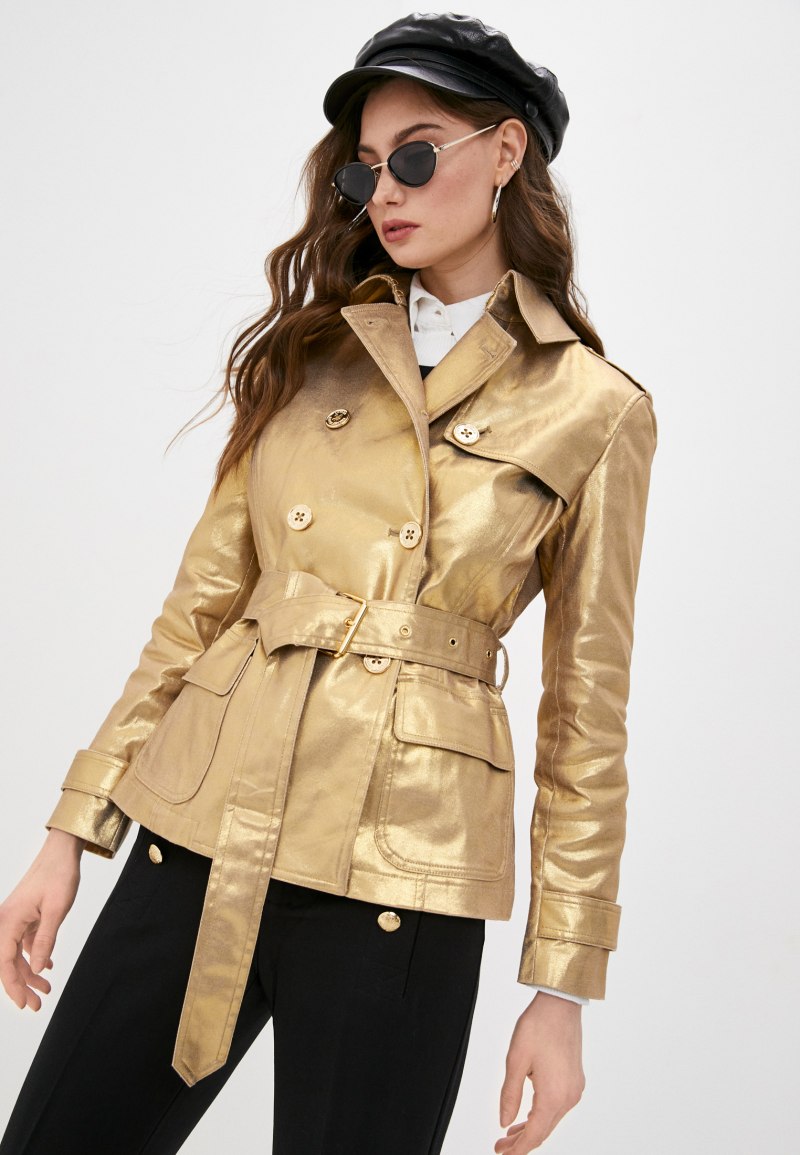 Плащ золотистого цвета