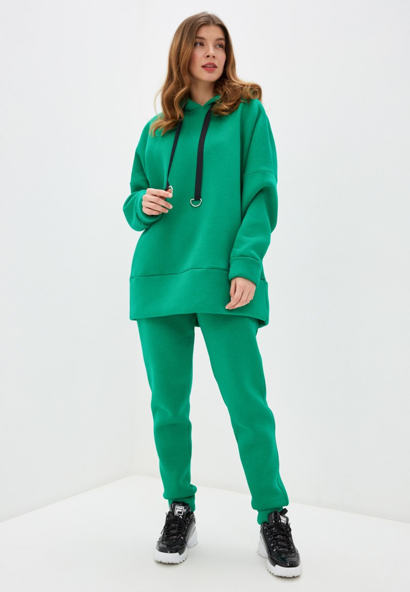 Салатовый спортивный костюм женский