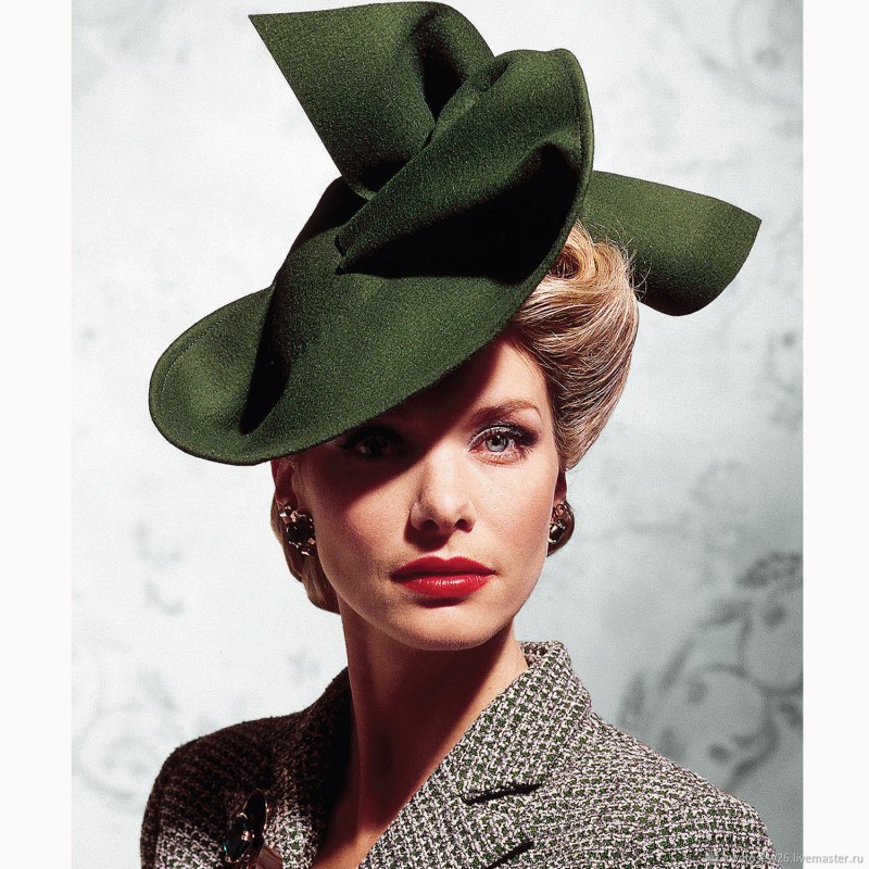 Мода шляпок Англия 40е