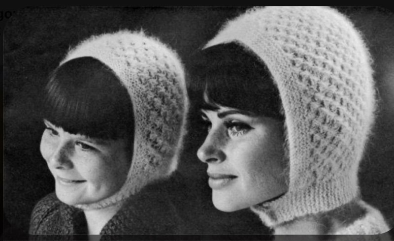 Вязаные шапки 70 х годов
