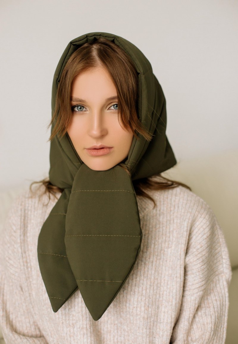 Косынка дутая капор