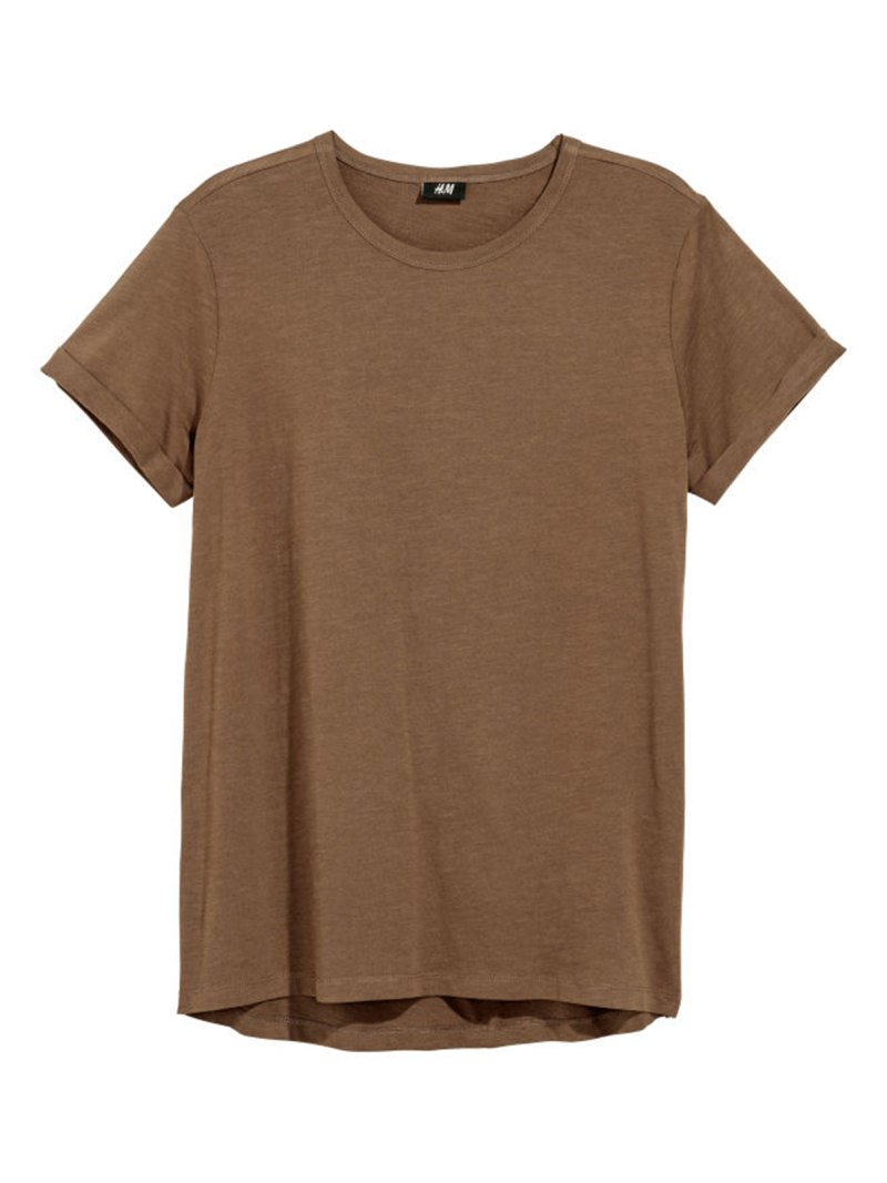 Футболка коричневого цвета