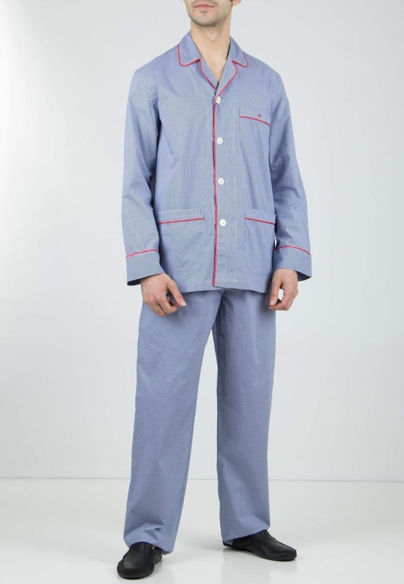 Голубые пижамы для мужчин