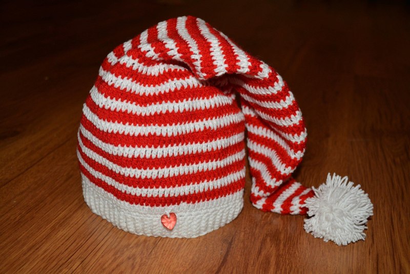 Полосатая шапка