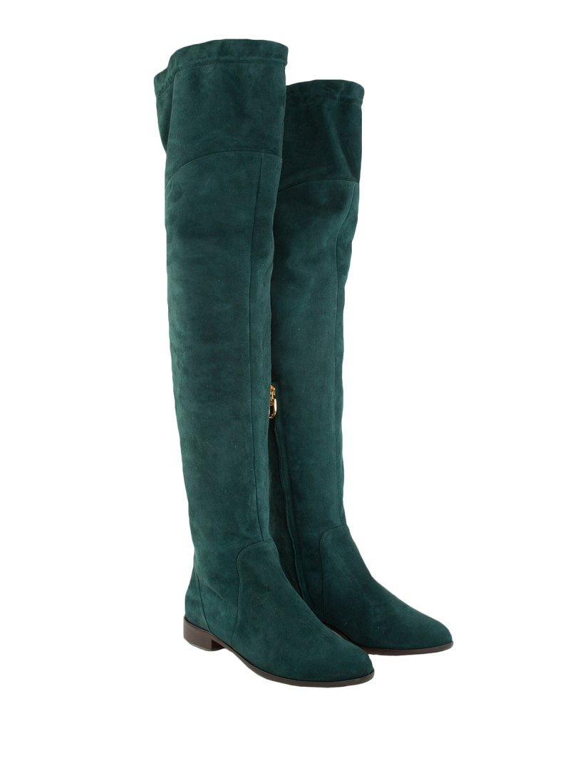 Замшевые сапоги зимние Эконика