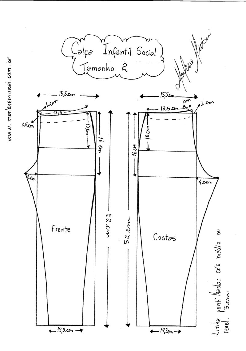 Выкройка мужских спортивных брюк на резинке 56 размера