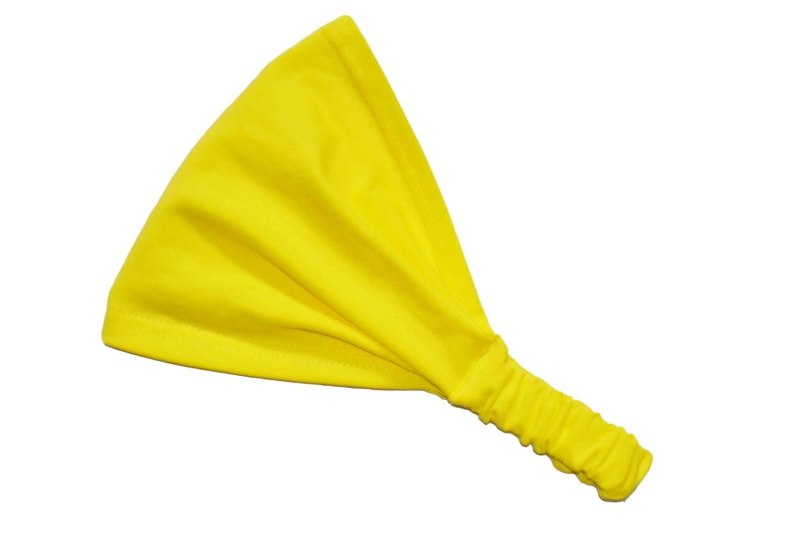 Желтая косынка на голову