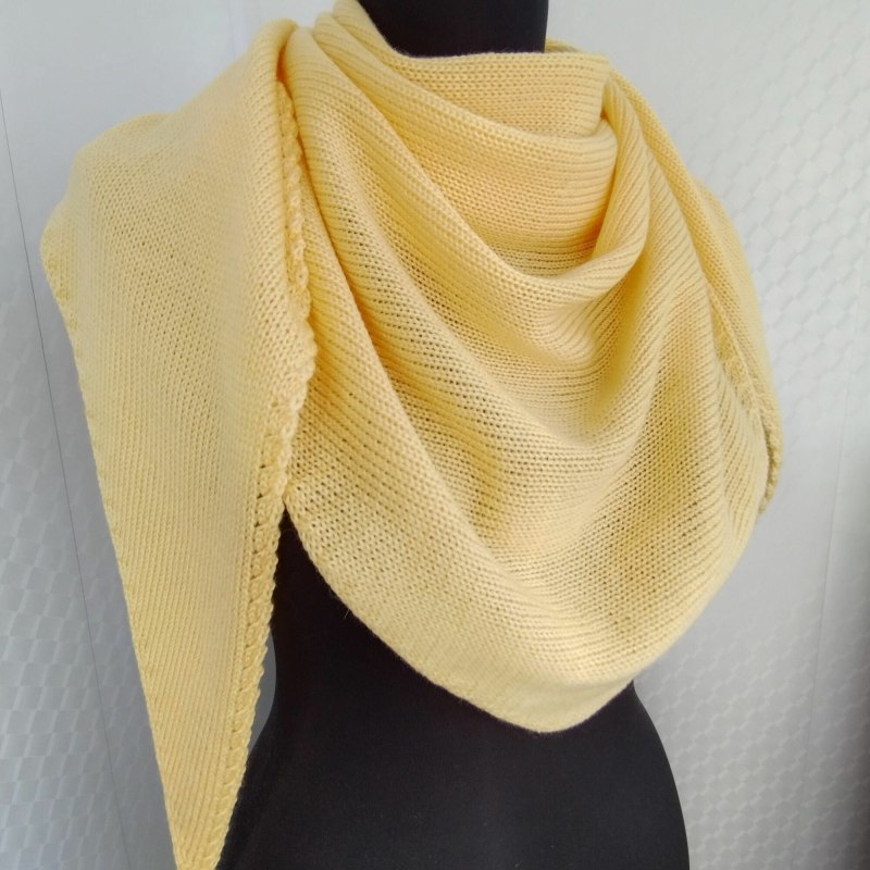 Косынка, желтый