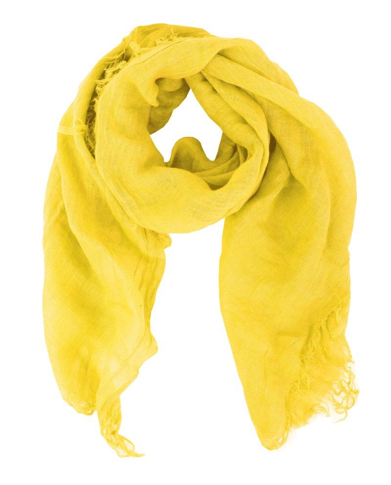 Шарф детский желтый