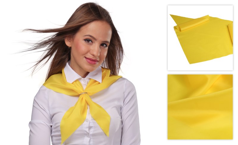 Желтый Пионерский галстук