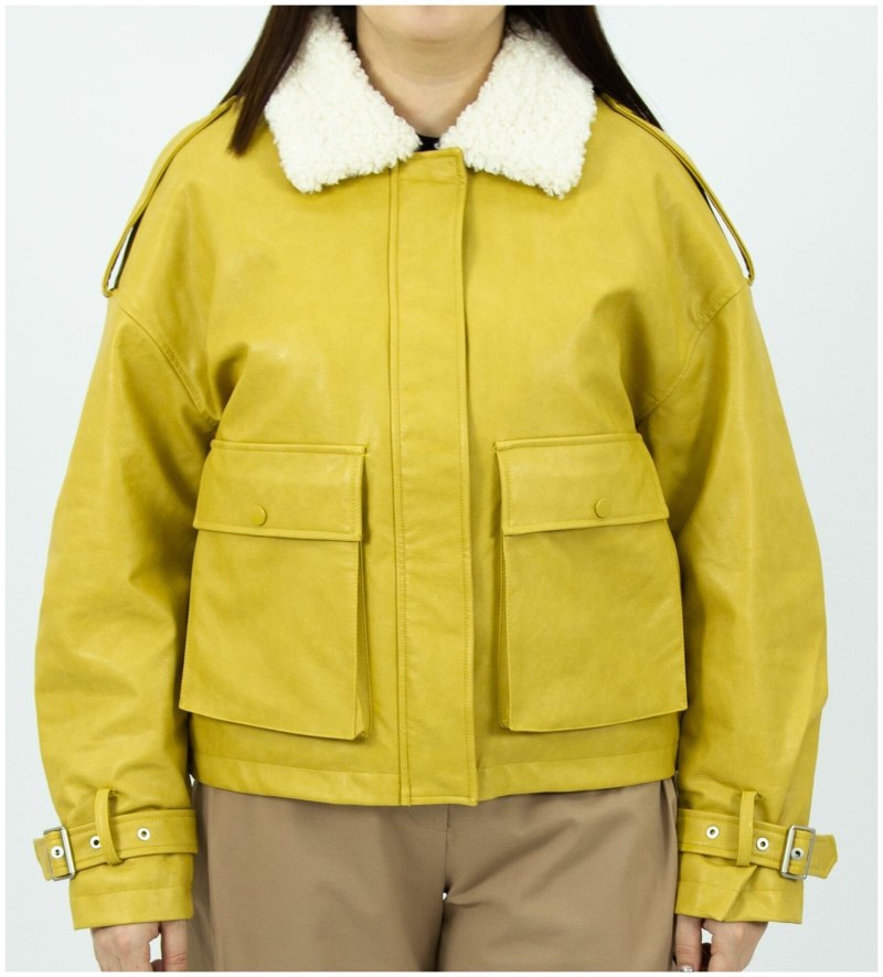 Ветровка горчичного цвета женская