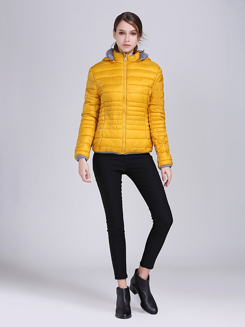 Ветровка горчичного цвета женская