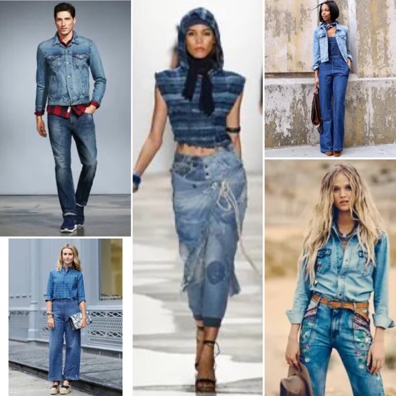 Стиль джинсовый классический