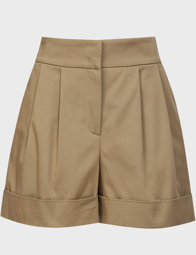 Темно коричневые шорты