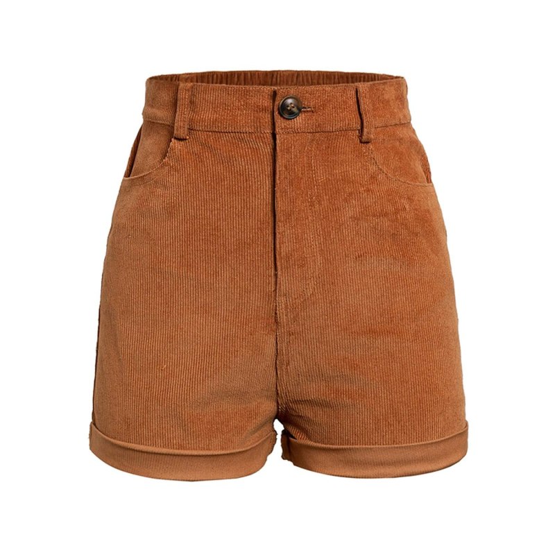 Вельветовые шорты женские