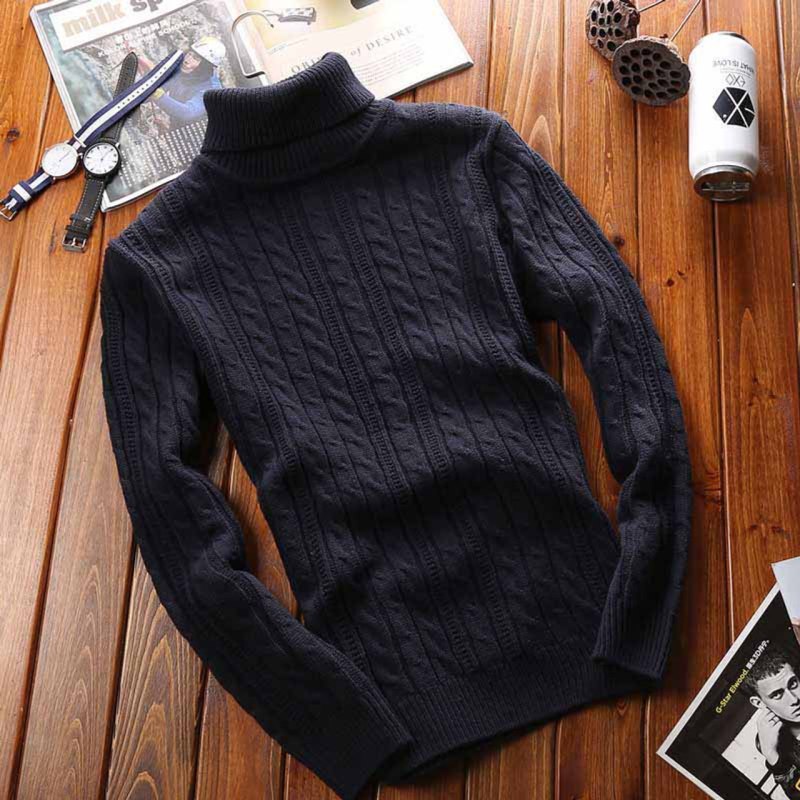 Свитер мужской с высоким воротником Solange