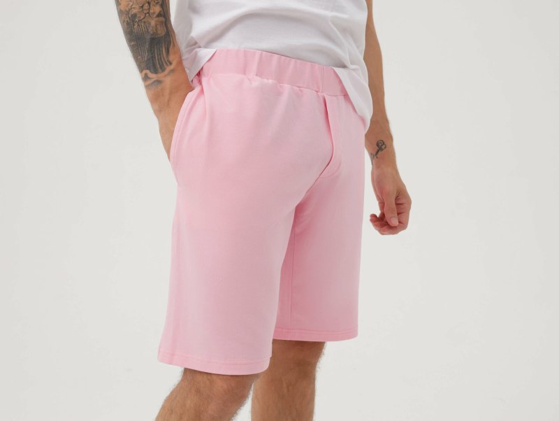 Шорты мужские бледно розовые