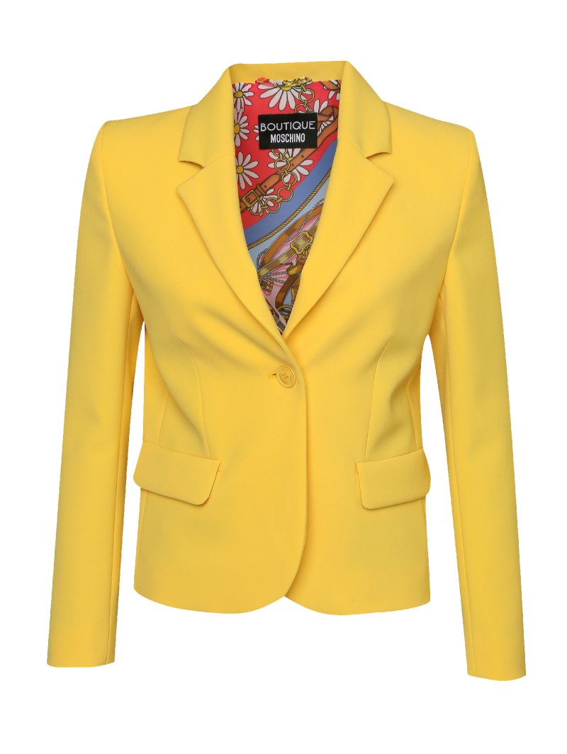 Москино оранжевый пиджак женский