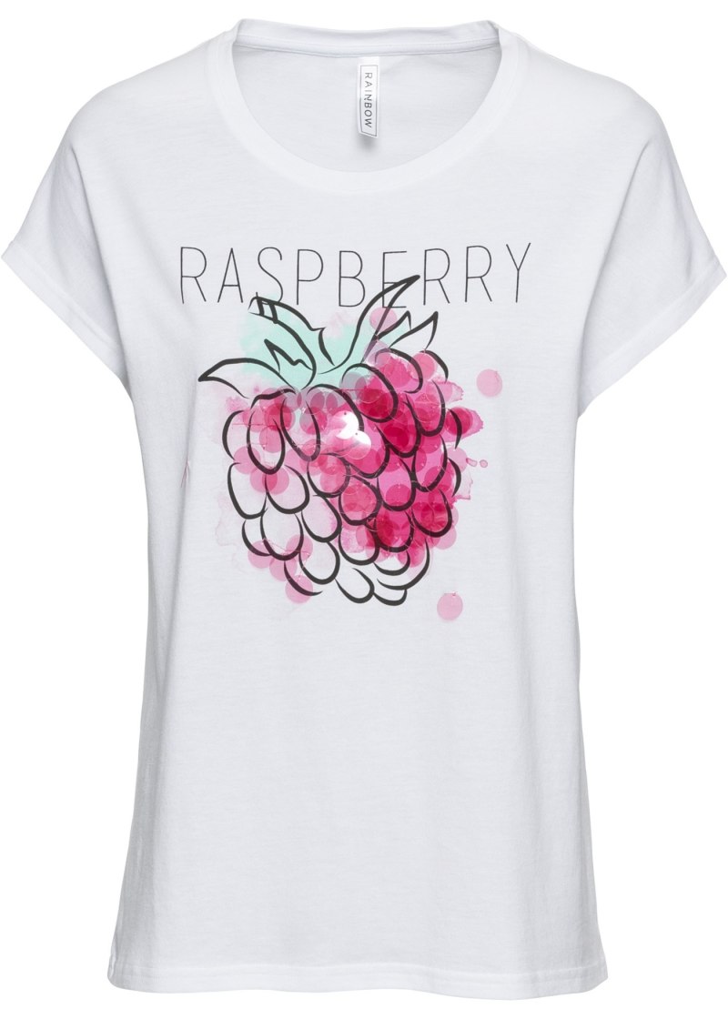 Футболка с пайетками женская