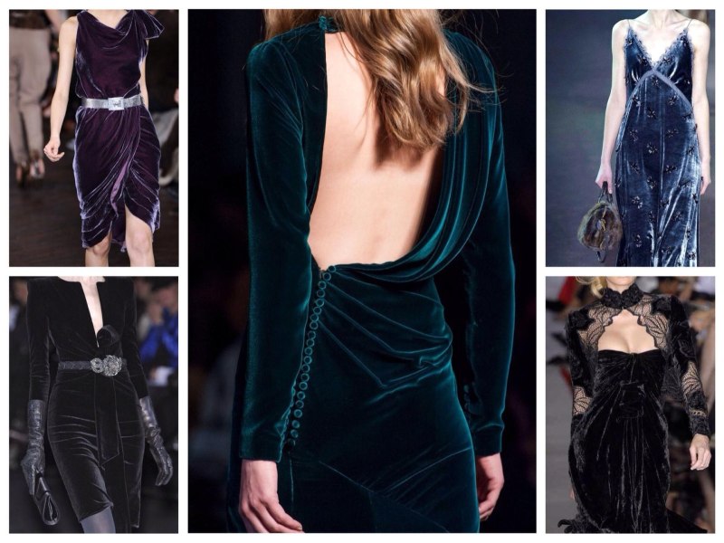 Черное платье бархатное Max Mara