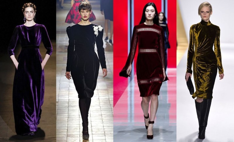 Платья из панбархата фасоны