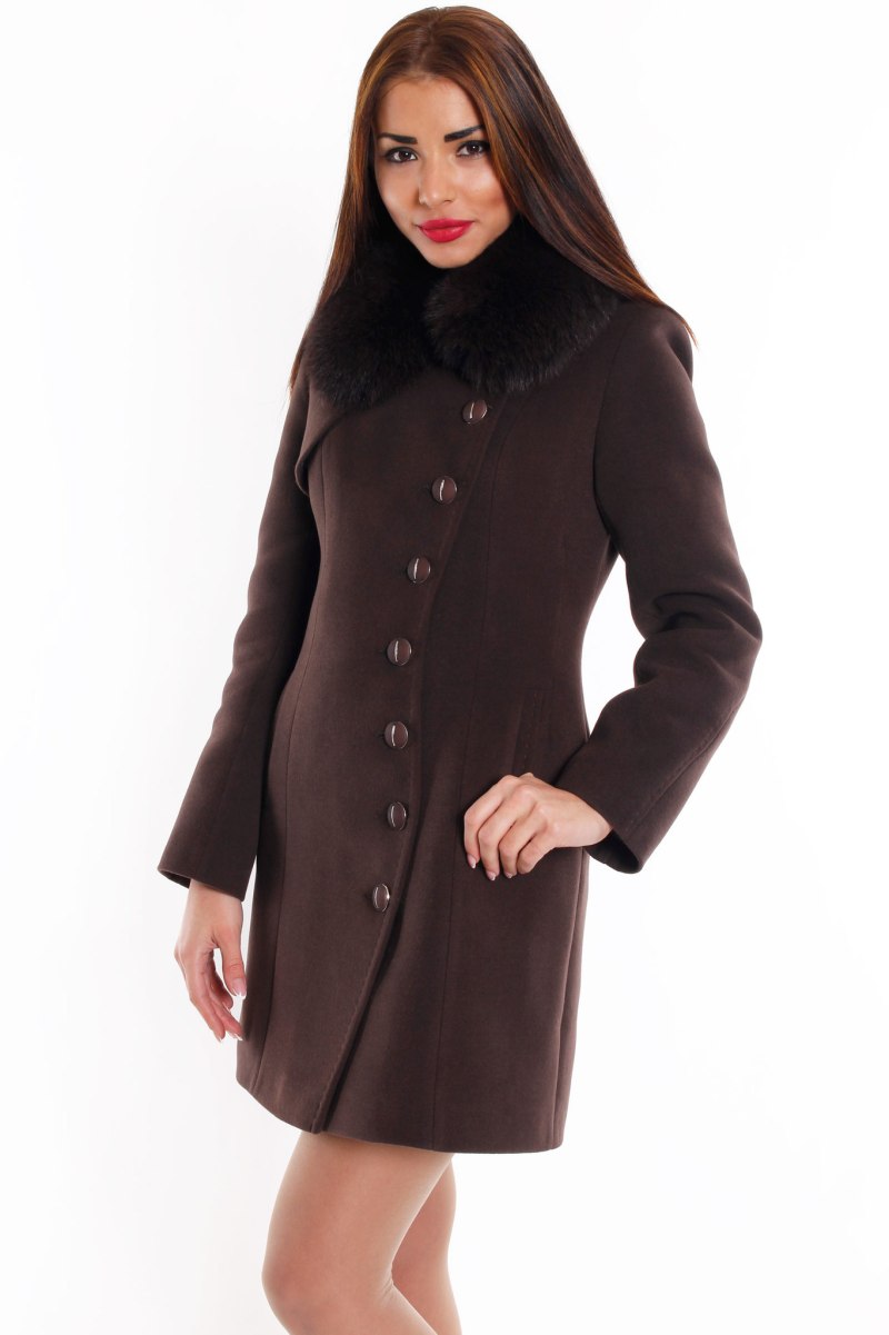 Короткое зимнее пальто женское