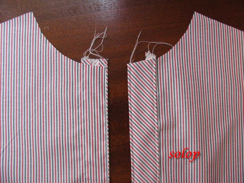 Планка полочки рубашки