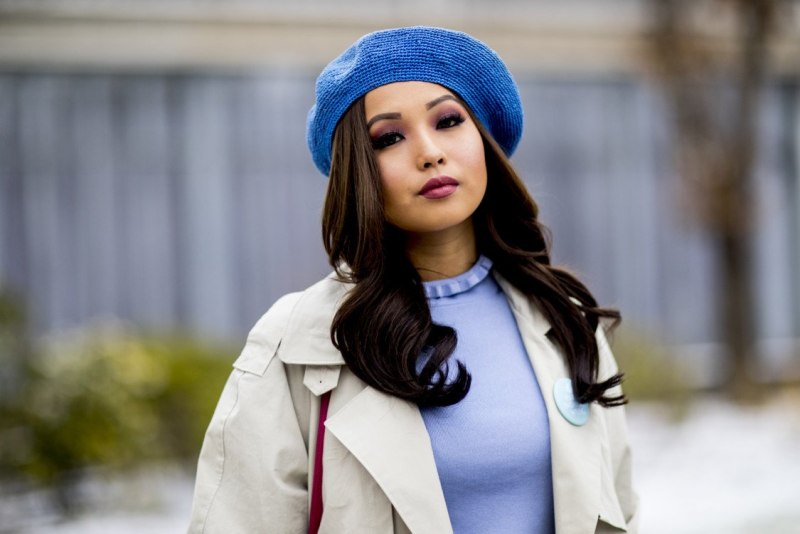 Шапки для круглого лица