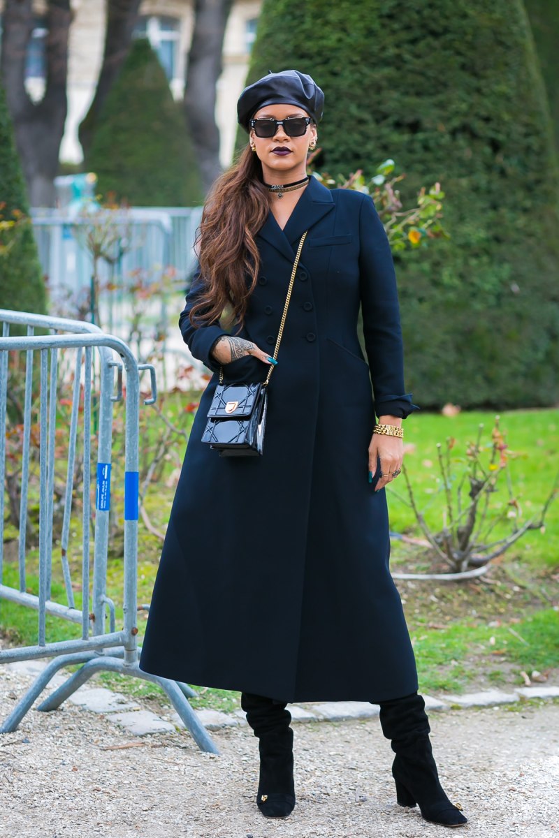 Кожаный берет стрит стайл