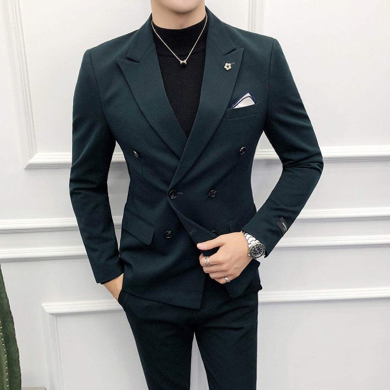 Двубортный пиджак мужской