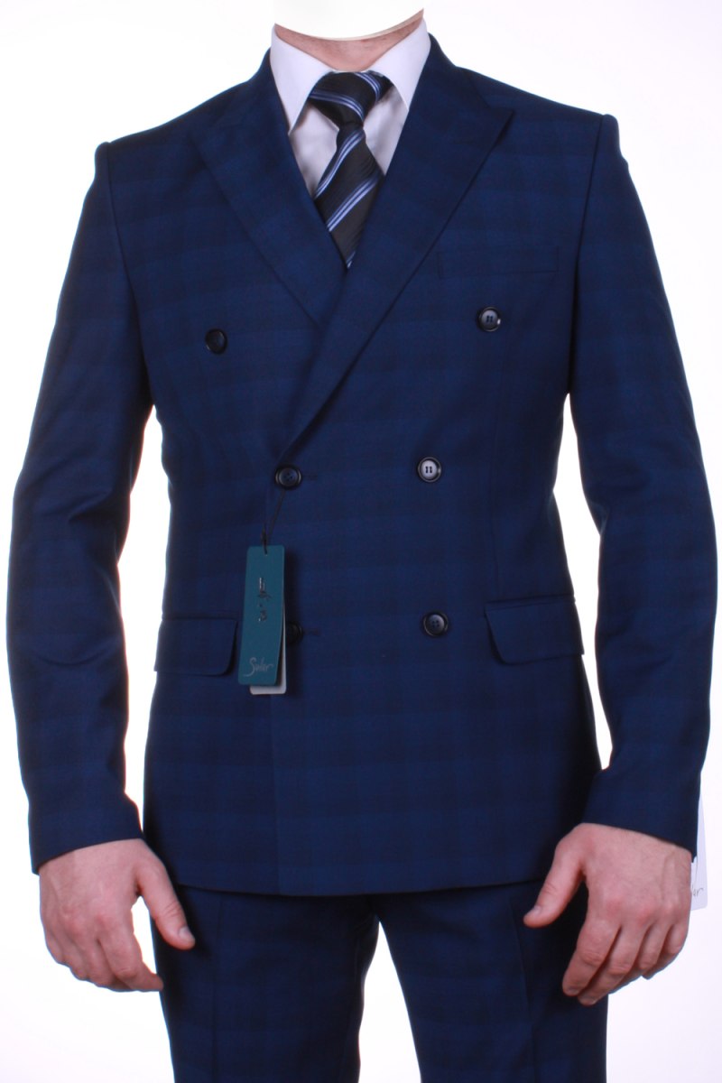 Двубортный пиджак мужской