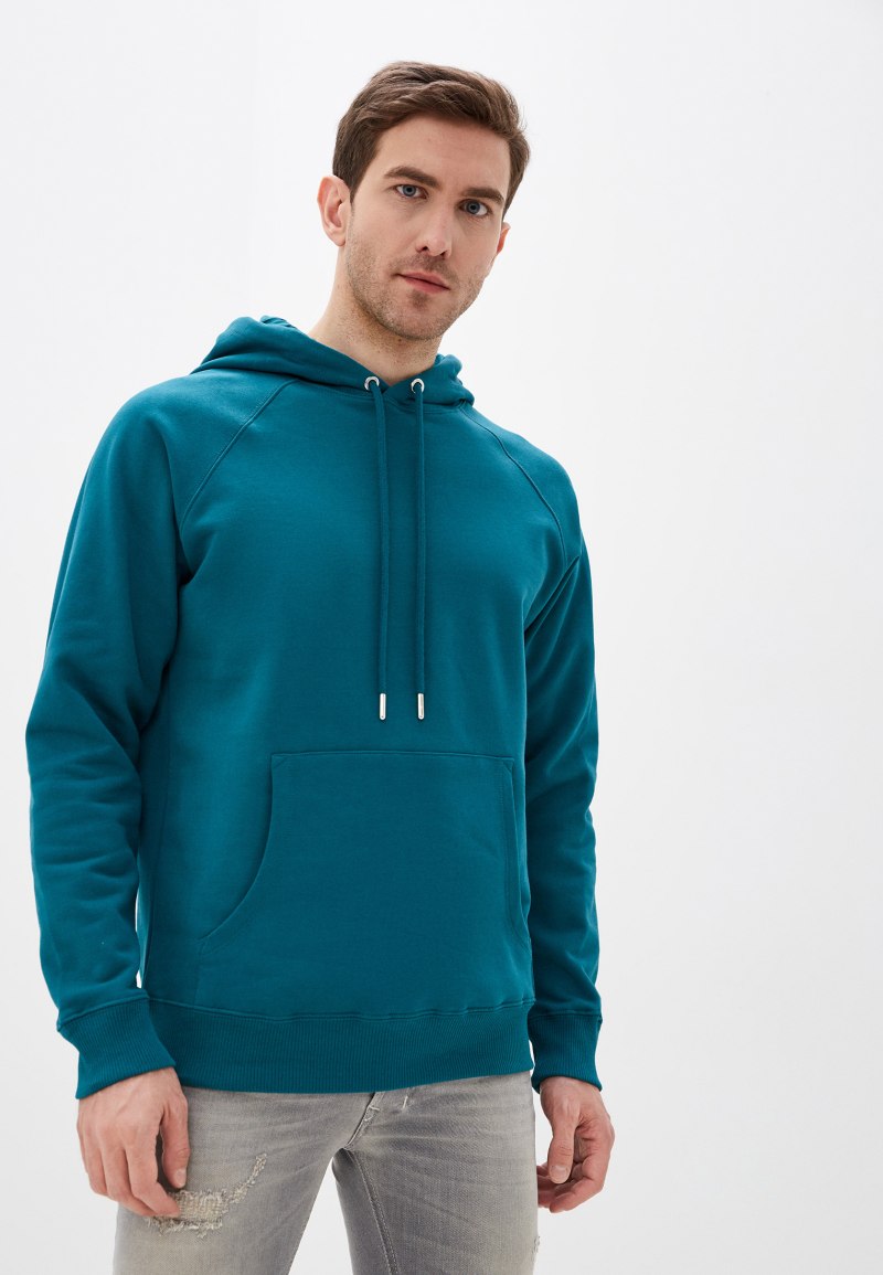 Бирюзовый худи мужской