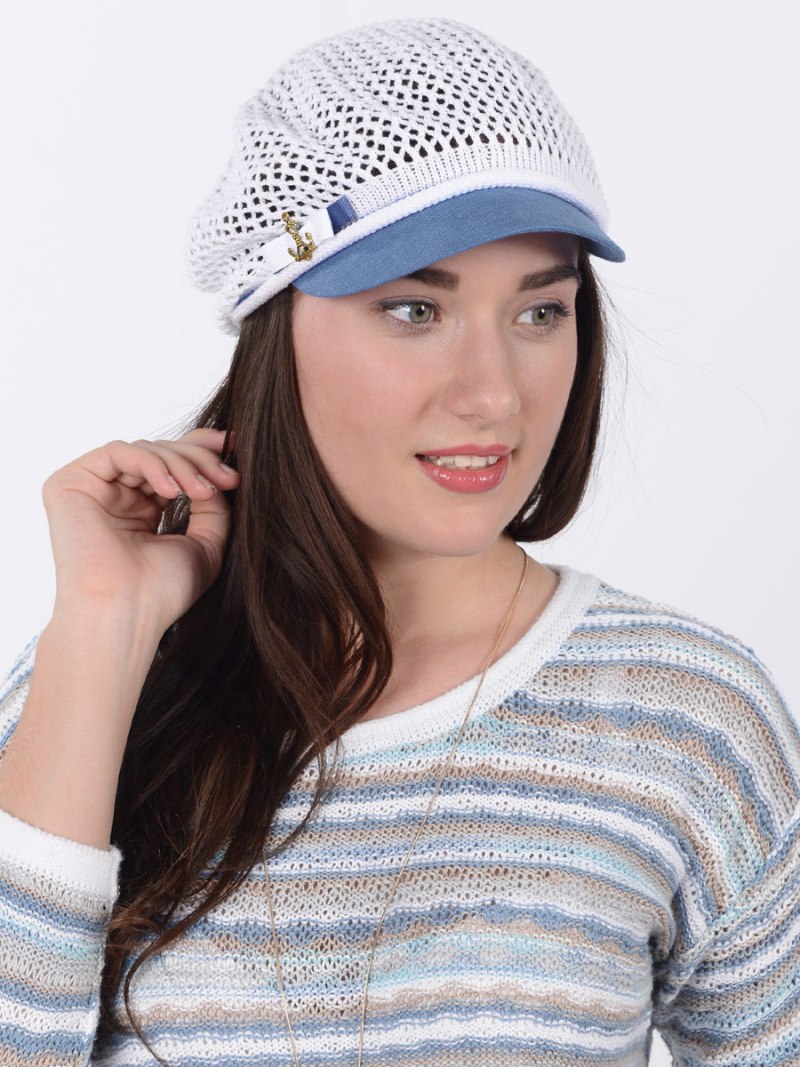 Вязаные летние Кепки женские