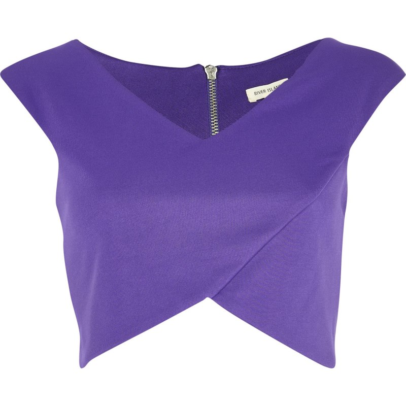 Топ футболка фиолетовая