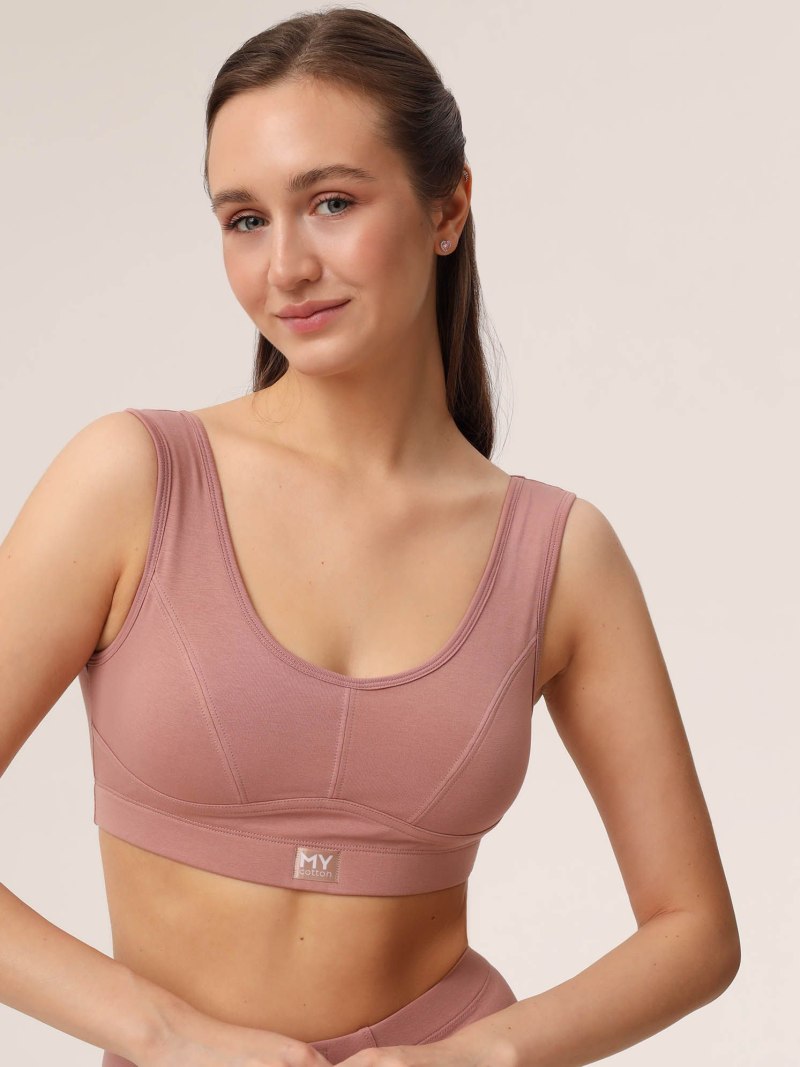 My топ поддерживающий жен. Хлопок dt202