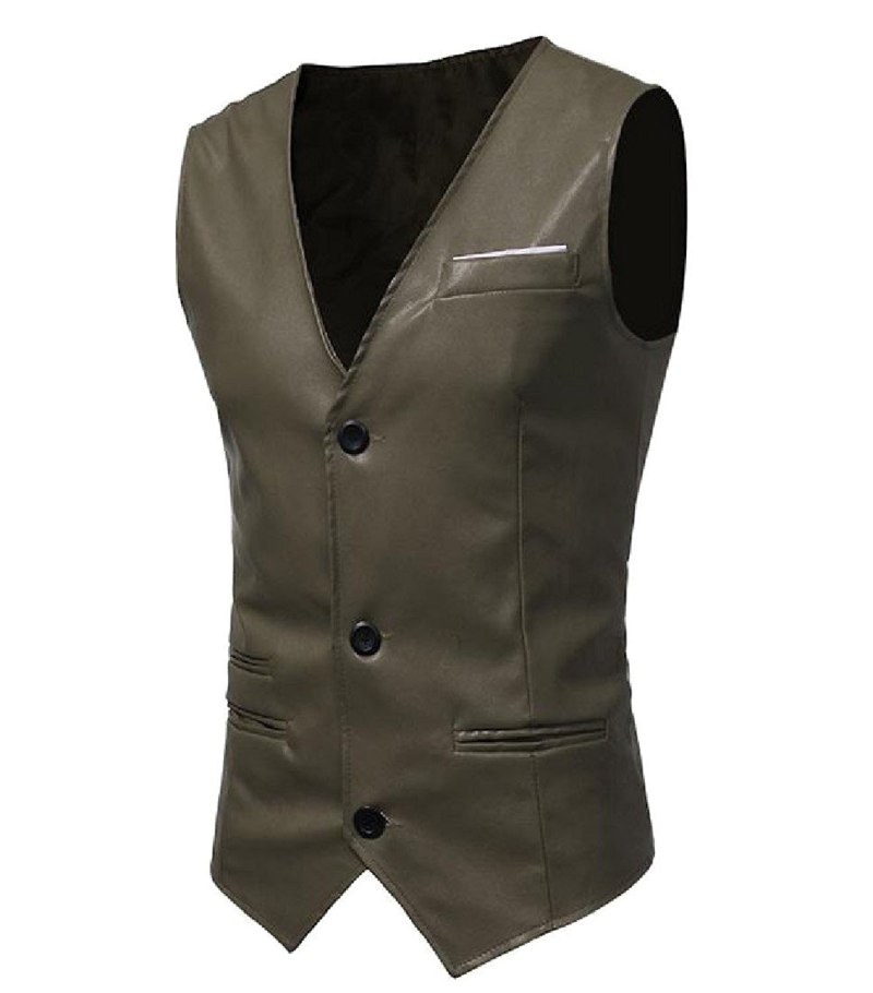 Жилеты из кожи для мужчин